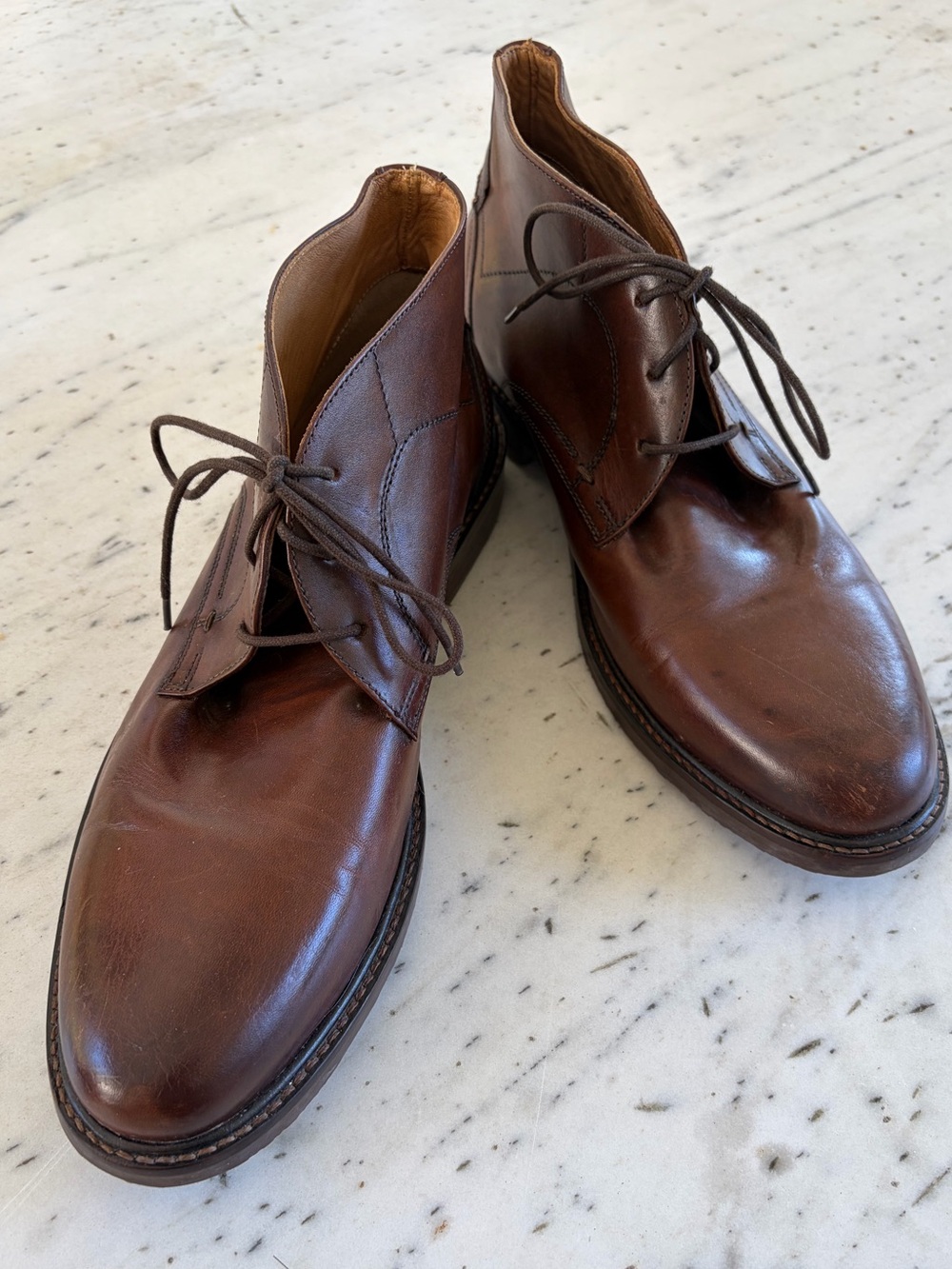 Johnston & Murphy Leather Boots Signature Series Men’s Size 11